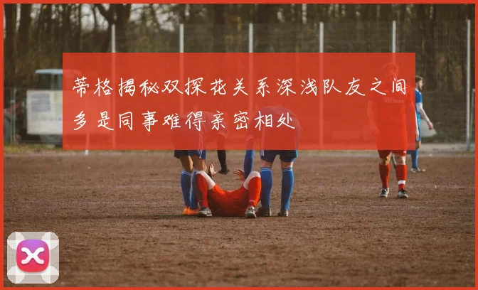蒂格揭秘双探花关系深浅队友之间多是同事难得亲密相处